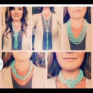 Premier Designs Turquoise Pearl Necklace